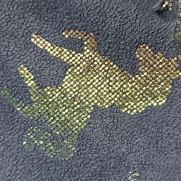 Justice Unicorn Girls Fleece Pajama Hooded Onesie One-Piece Blue Footless PJ 12 - Picture 7 of 13